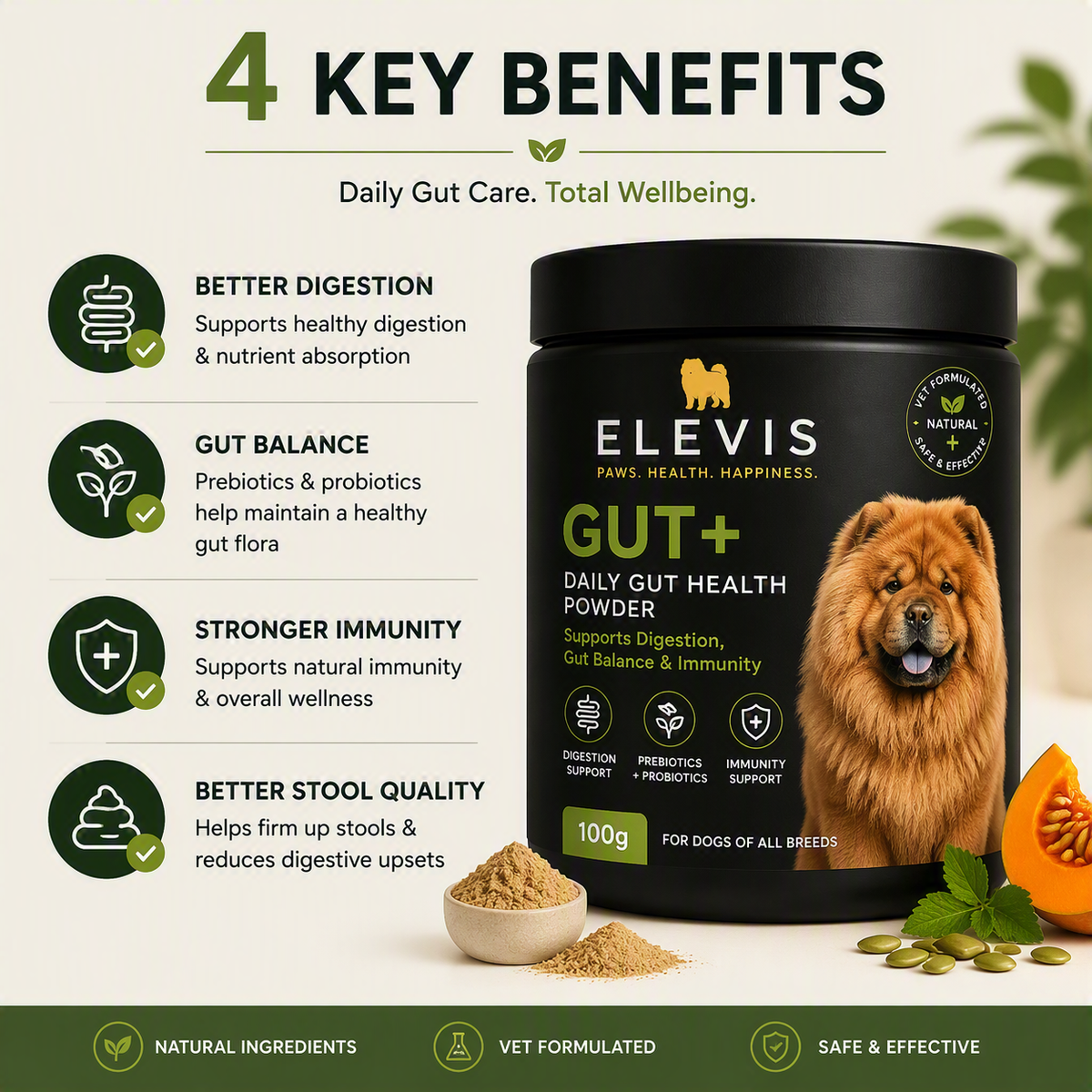 ELEVIS Daily Gut Health Powder